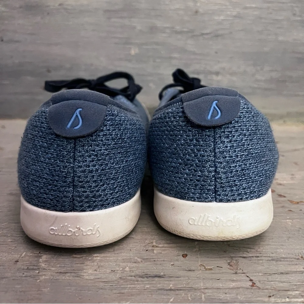 allbirds‎ Tree Skipper Blue Mesh Casual Boat Shoes Size 12 Good Condition